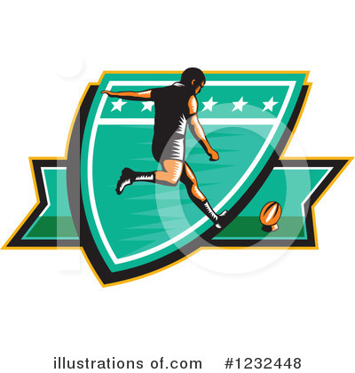 Royalty-Free (RF) Rugby Clipart Illustration by patrimonio - Stock Sample #1232448