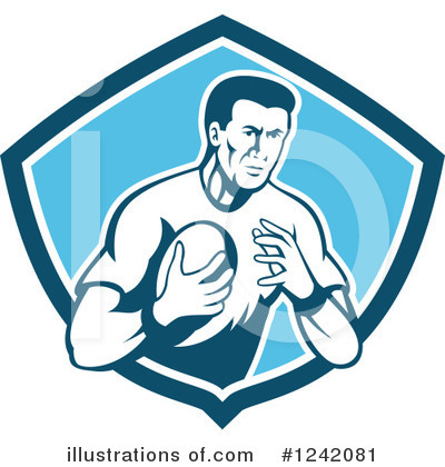 Rugby Clipart #1242081 by patrimonio