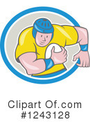 Rugby Clipart #1243128 by patrimonio