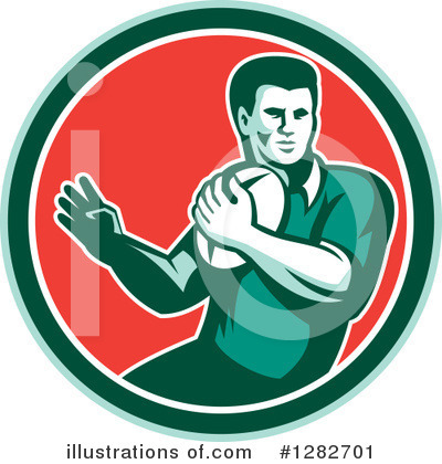 Royalty-Free (RF) Rugby Clipart Illustration by patrimonio - Stock Sample #1282701