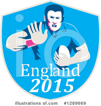 Royalty-Free (RF) Rugby Clipart Illustration by patrimonio - Stock Sample #1289669