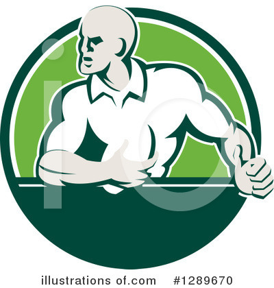 Royalty-Free (RF) Rugby Clipart Illustration by patrimonio - Stock Sample #1289670