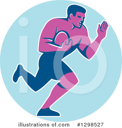 Royalty-Free (RF) Rugby Clipart Illustration by patrimonio - Stock Sample #1298527