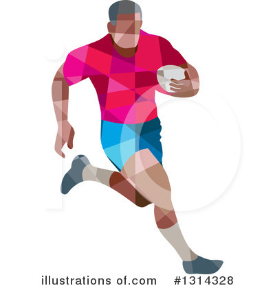 Royalty-Free (RF) Rugby Clipart Illustration by patrimonio - Stock Sample #1314328