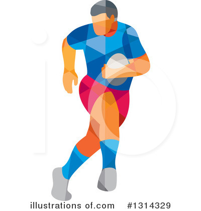 Royalty-Free (RF) Rugby Clipart Illustration by patrimonio - Stock Sample #1314329