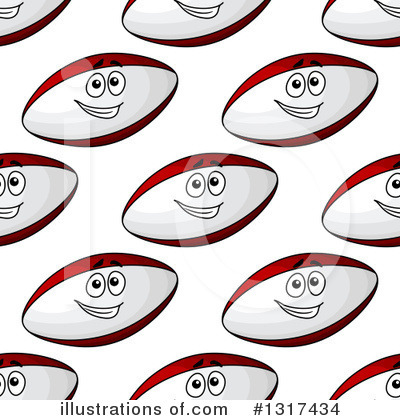 Royalty-Free (RF) Rugby Clipart Illustration by Vector Tradition SM - Stock Sample #1317434