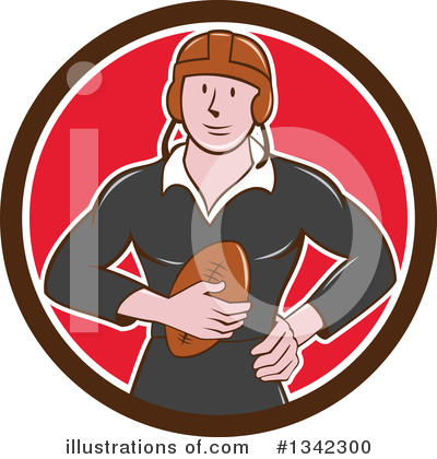 Rugby Clipart #1342300 by patrimonio