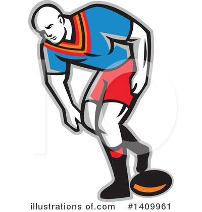 Royalty-Free (RF) Rugby Clipart Illustration by patrimonio - Stock Sample #1409961