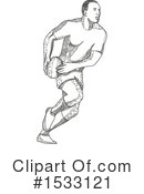 Rugby Clipart #1533121 by patrimonio