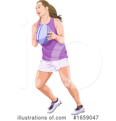 Royalty-Free (RF) Rugby Clipart Illustration by Morphart Creations - Stock Sample #1659047