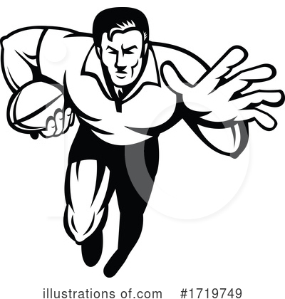 Royalty-Free (RF) Rugby Clipart Illustration by patrimonio - Stock Sample #1719749