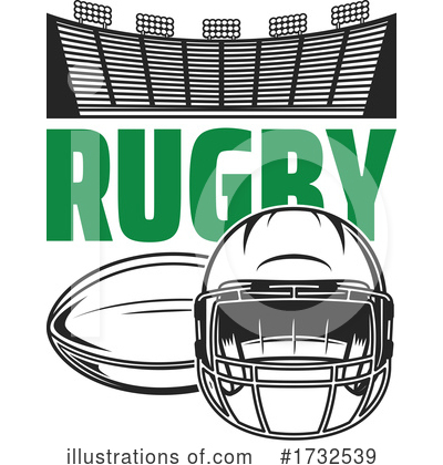 Rugby Clipart #1732539 by Vector Tradition SM