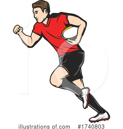 Rugby Clipart #1740803 by Vector Tradition SM