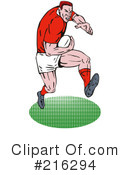 Rugby Clipart #216294 by patrimonio