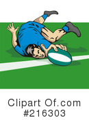 Rugby Clipart #216303 by patrimonio