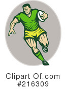 Rugby Clipart #216309 by patrimonio