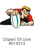 Rugby Clipart #216313 by patrimonio