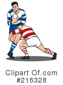 Rugby Clipart #216328 by patrimonio