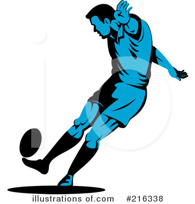 Royalty-Free (RF) Rugby Clipart Illustration by patrimonio - Stock Sample #216338