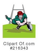 Rugby Clipart #216343 by patrimonio