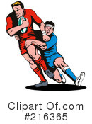 Rugby Clipart #216365 by patrimonio