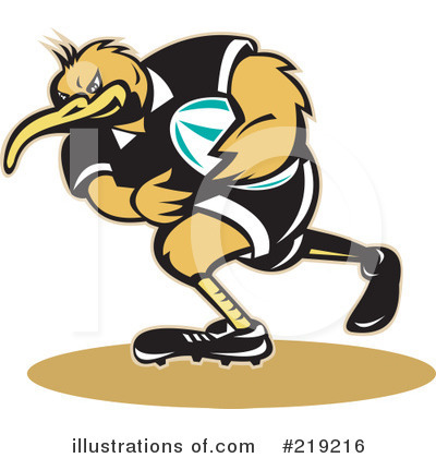 Royalty-Free (RF) Rugby Clipart Illustration by patrimonio - Stock Sample #219216
