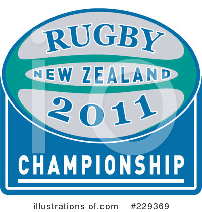 Royalty-Free (RF) Rugby Clipart Illustration by patrimonio - Stock Sample #229369