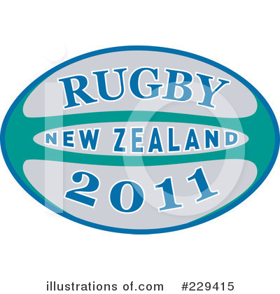 Royalty-Free (RF) Rugby Clipart Illustration by patrimonio - Stock Sample #229415