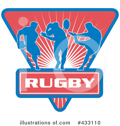 Royalty-Free (RF) Rugby Clipart Illustration by patrimonio - Stock Sample #433110