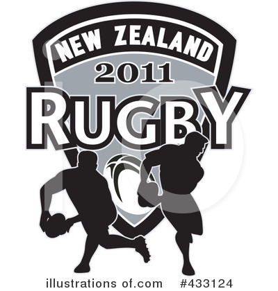 Royalty-Free (RF) Rugby Clipart Illustration by patrimonio - Stock Sample #433124