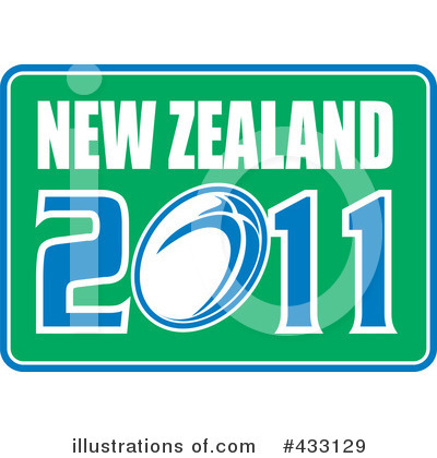 Royalty-Free (RF) Rugby Clipart Illustration by patrimonio - Stock Sample #433129