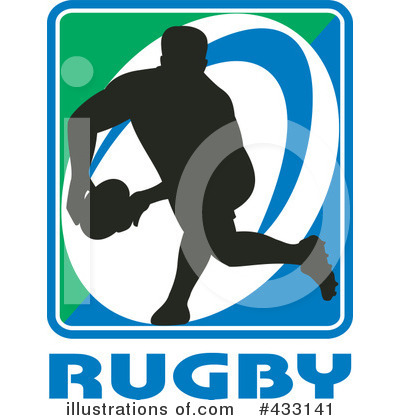 Royalty-Free (RF) Rugby Clipart Illustration by patrimonio - Stock Sample #433141