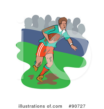 Royalty-Free (RF) Rugby Clipart Illustration by Prawny - Stock Sample #90727