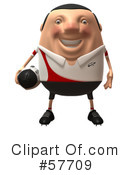 Rugby Steve Character Clipart #57709 by Julos