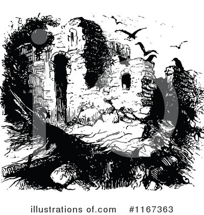 Royalty-Free (RF) Ruins Clipart Illustration by Prawny Vintage - Stock Sample #1167363