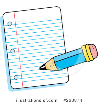 Royalty-Free (RF) Ruled Paper Clipart Illustration by Johnny Sajem - Stock Sample #223874