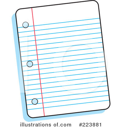 Royalty-Free (RF) Ruled Paper Clipart Illustration by Johnny Sajem - Stock Sample #223881