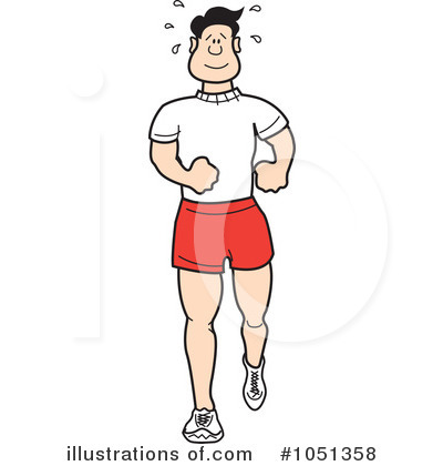 Royalty-Free (RF) Runner Clipart Illustration by Andy Nortnik - Stock Sample #1051358