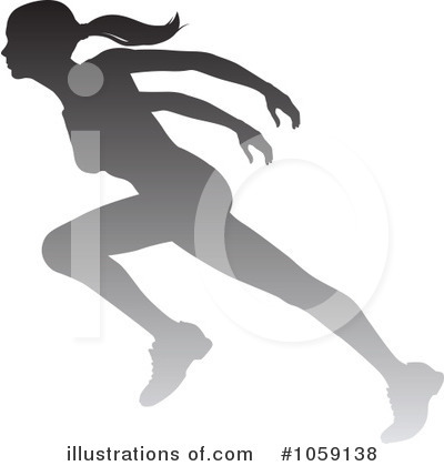 Royalty-Free (RF) Runner Clipart Illustration by AtStockIllustration - Stock Sample #1059138