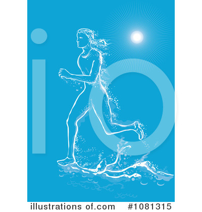 Royalty-Free (RF) Runner Clipart Illustration by patrimonio - Stock Sample #1081315