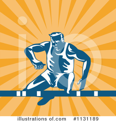 Royalty-Free (RF) Runner Clipart Illustration by patrimonio - Stock Sample #1131189