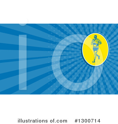 Royalty-Free (RF) Runner Clipart Illustration by patrimonio - Stock Sample #1300714