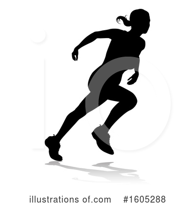 Royalty-Free (RF) Runner Clipart Illustration by AtStockIllustration - Stock Sample #1605288