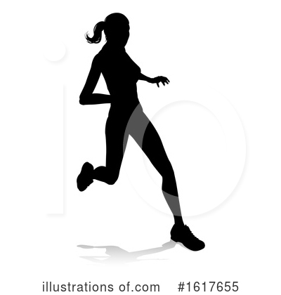 Royalty-Free (RF) Runner Clipart Illustration by AtStockIllustration - Stock Sample #1617655