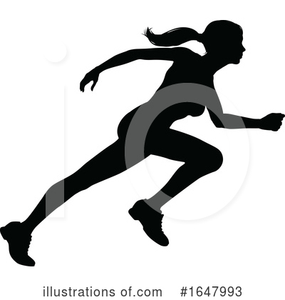 Royalty-Free (RF) Runner Clipart Illustration by AtStockIllustration - Stock Sample #1647993