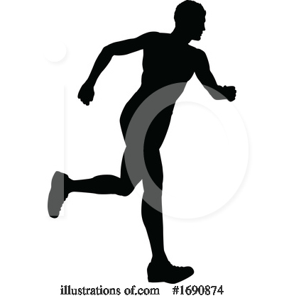 Royalty-Free (RF) Runner Clipart Illustration by AtStockIllustration - Stock Sample #1690874