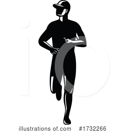 Royalty-Free (RF) Runner Clipart Illustration by patrimonio - Stock Sample #1732266