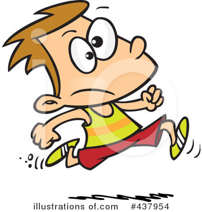 Running Track Clipart #437954 by toonaday