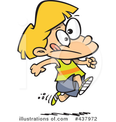 Running Track Clipart #437972 by toonaday
