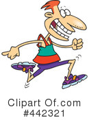 Runner Clipart #442321 by toonaday